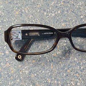 Coach Gloria Dark Tortoise & Silver Seal